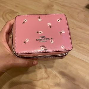 Coach travel jewelry box